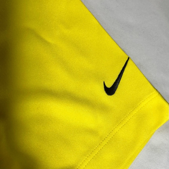 Men’s Nike Golf Polo Large Dri-Fit Yellow Lightweight - Picture 2 of 11